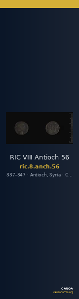 RIC VIII Antioch 56 — CANOA