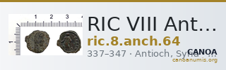 RIC VIII Antioch 64 — CANOA
