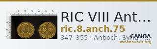 RIC VIII Antioch 75 — CANOA
