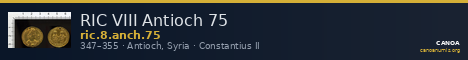RIC VIII Antioch 75 — CANOA