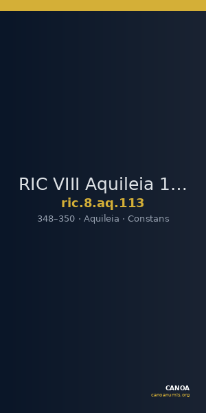 RIC VIII Aquileia 113 — CANOA