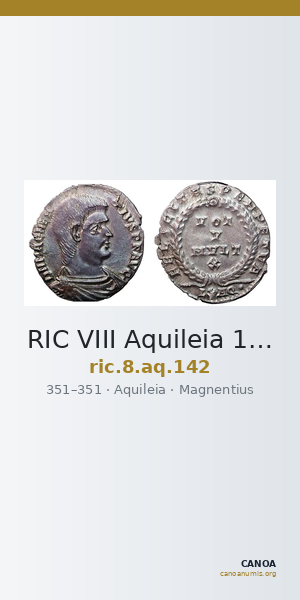 RIC VIII Aquileia 142 — CANOA
