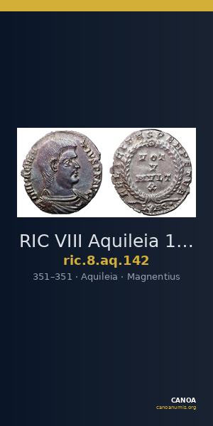 RIC VIII Aquileia 142 — CANOA