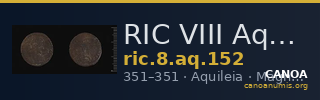 RIC VIII Aquileia 152 — CANOA