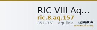 RIC VIII Aquileia 157 — CANOA
