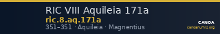 RIC VIII Aquileia 171a — CANOA