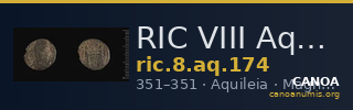 RIC VIII Aquileia 174 — CANOA