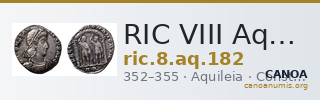 RIC VIII Aquileia 182 — CANOA