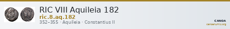 RIC VIII Aquileia 182 — CANOA