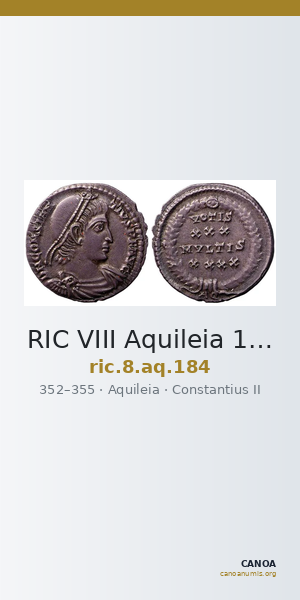 RIC VIII Aquileia 184 — CANOA