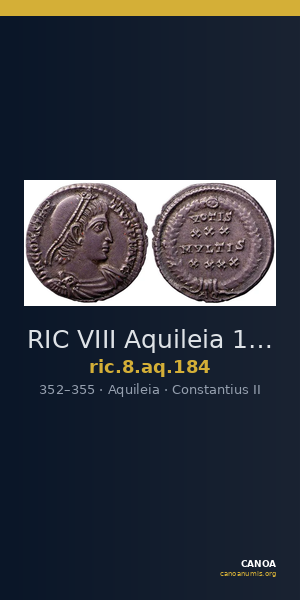RIC VIII Aquileia 184 — CANOA