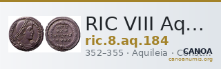 RIC VIII Aquileia 184 — CANOA
