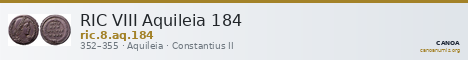 RIC VIII Aquileia 184 — CANOA