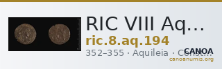 RIC VIII Aquileia 194 — CANOA
