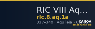 RIC VIII Aquileia 1a — CANOA