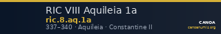 RIC VIII Aquileia 1a — CANOA