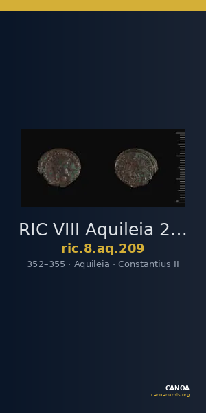 RIC VIII Aquileia 209 — CANOA