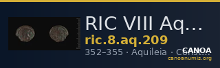 RIC VIII Aquileia 209 — CANOA