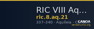 RIC VIII Aquileia 21 — CANOA