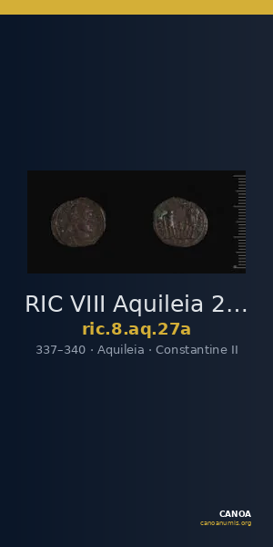 RIC VIII Aquileia 27a — CANOA