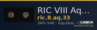 RIC VIII Aquileia 33 — CANOA