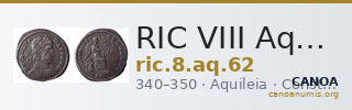 RIC VIII Aquileia 62 — CANOA