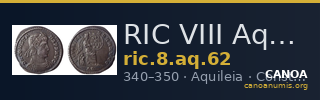 RIC VIII Aquileia 62 — CANOA