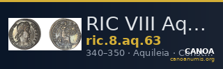 RIC VIII Aquileia 63 — CANOA