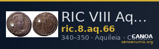 RIC VIII Aquileia 66 — CANOA