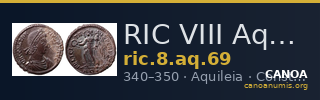 RIC VIII Aquileia 69 — CANOA