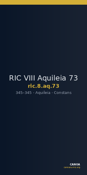 RIC VIII Aquileia 73 — CANOA