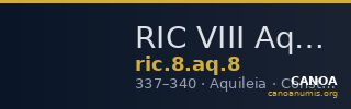 RIC VIII Aquileia 8 — CANOA
