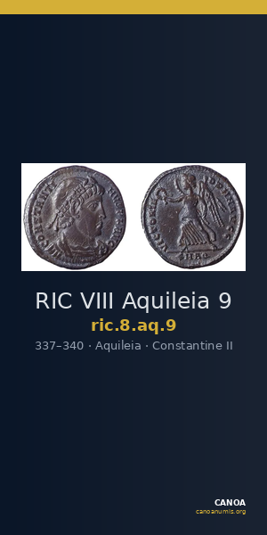 RIC VIII Aquileia 9 — CANOA