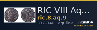RIC VIII Aquileia 9 — CANOA