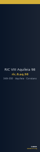 RIC VIII Aquileia 98 — CANOA