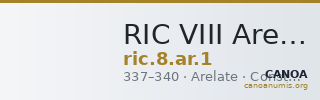 RIC VIII Arelate 1 — CANOA