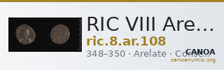 RIC VIII Arelate 108 — CANOA