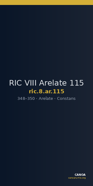 RIC VIII Arelate 115 — CANOA