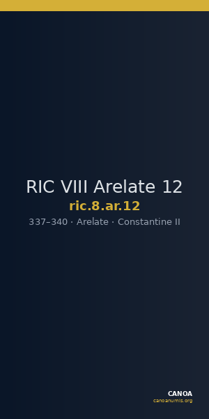 RIC VIII Arelate 12 — CANOA