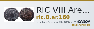RIC VIII Arelate 160 — CANOA