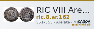 RIC VIII Arelate 162 — CANOA