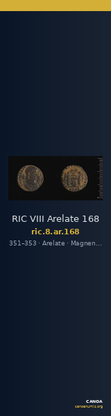 RIC VIII Arelate 168 — CANOA