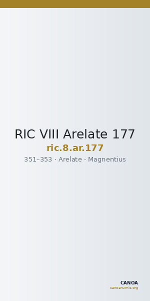 RIC VIII Arelate 177 — CANOA