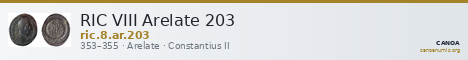 RIC VIII Arelate 203 — CANOA