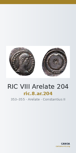 RIC VIII Arelate 204 — CANOA