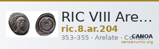 RIC VIII Arelate 204 — CANOA