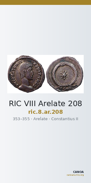 RIC VIII Arelate 208 — CANOA