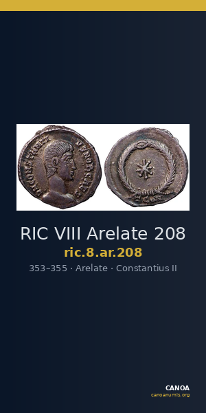 RIC VIII Arelate 208 — CANOA