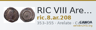 RIC VIII Arelate 208 — CANOA