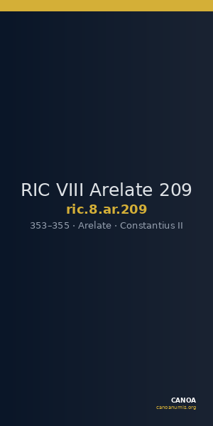 RIC VIII Arelate 209 — CANOA